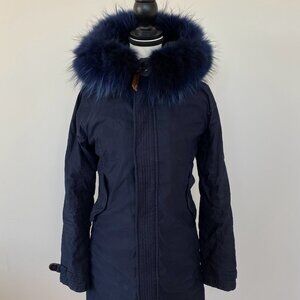 TNA Navy Blue Winter Waterproof Jacket  -XS